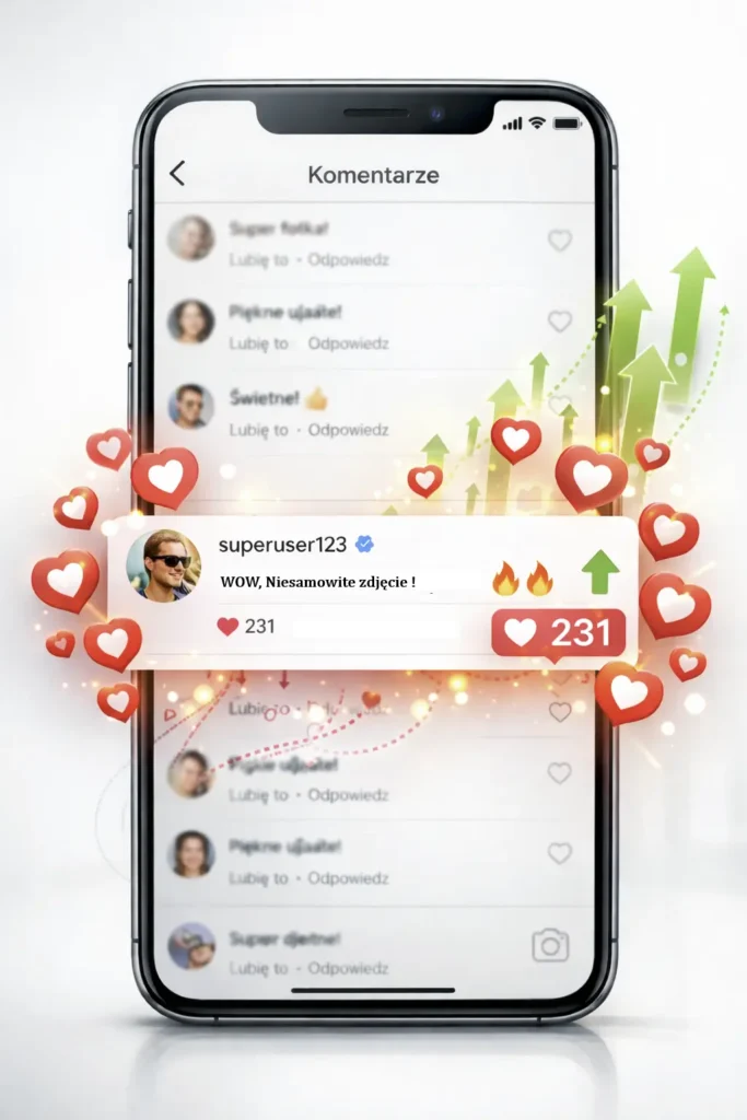polubienia komentarza a algorytm 