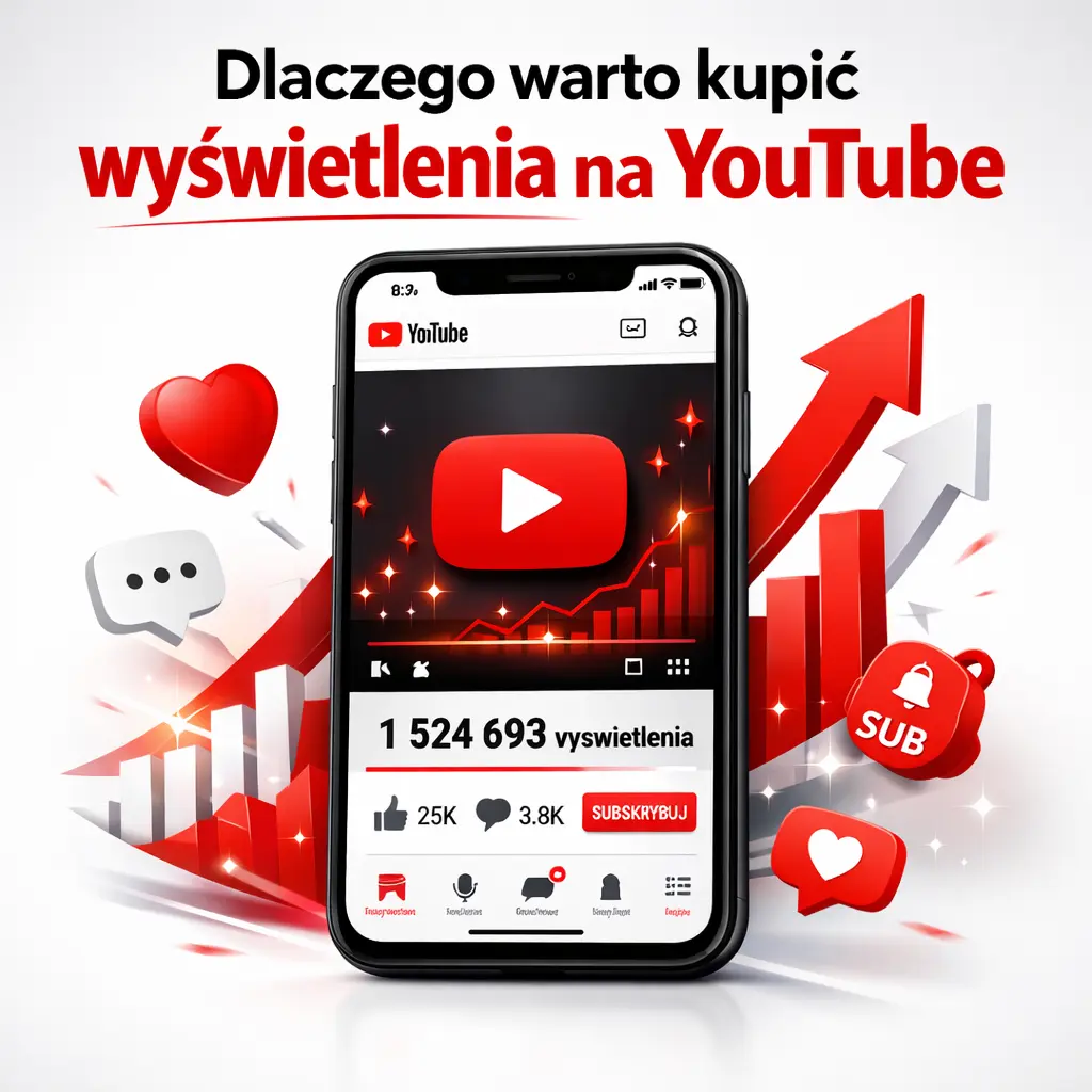 Dlaczego warto kupić wyświetlenia na YouTube