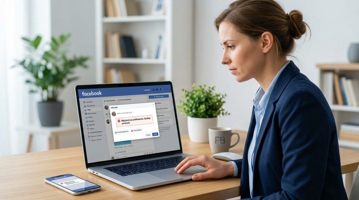 Problemy z publikacją postów na Facebooku – rozwiązania techniczne