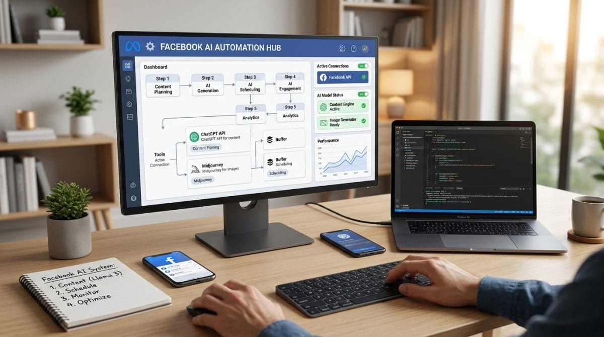 Budowanie Pełnego Systemu Automatyzacji AI dla Facebooka – Krok po Kroku