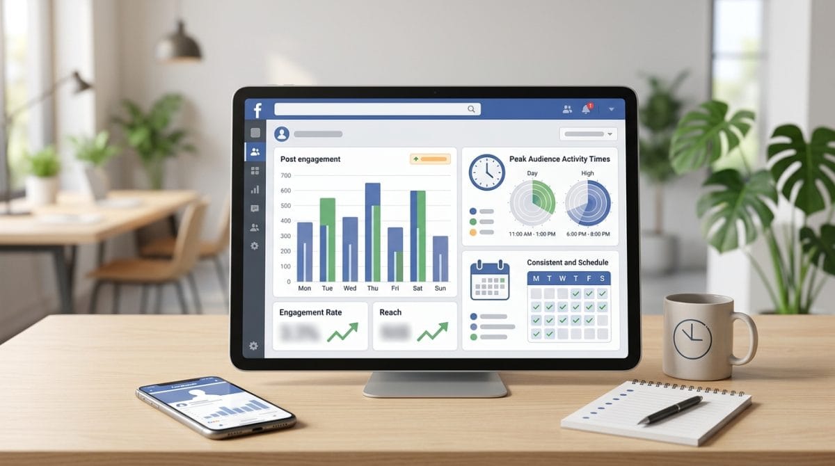 Regularność i optymalny czas publikacji na Facebooku