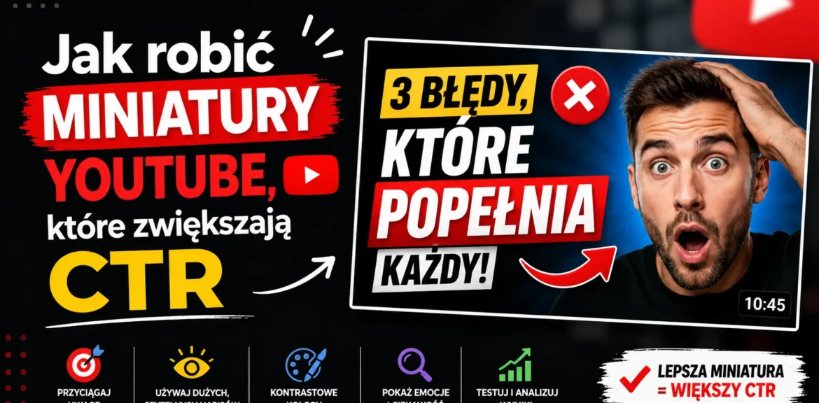 Jak robić miniatury YouTube, które zwiększają CTR