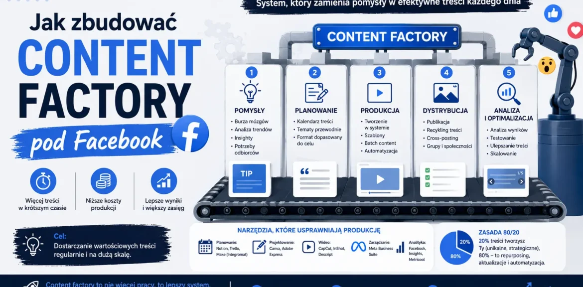 Jak zbudować content factory pod Facebook