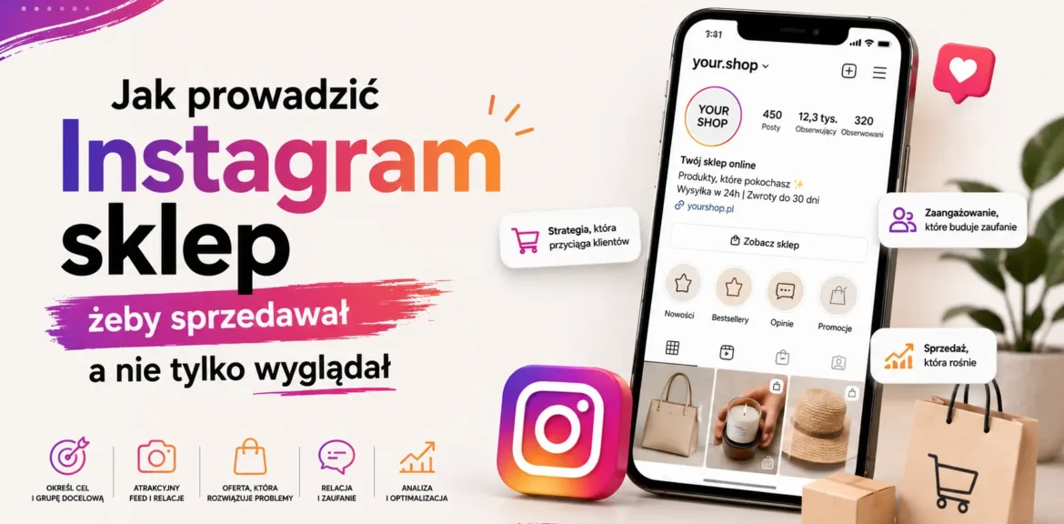 Jak prowadzić Instagram sklep żeby sprzedawał a nie tylko wyglądał