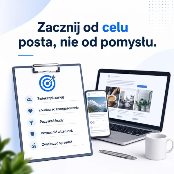 Zacznij od celu posta, nie od pomysłu